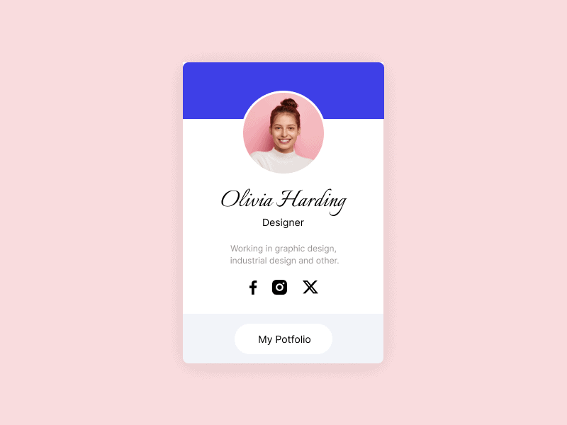 team member card